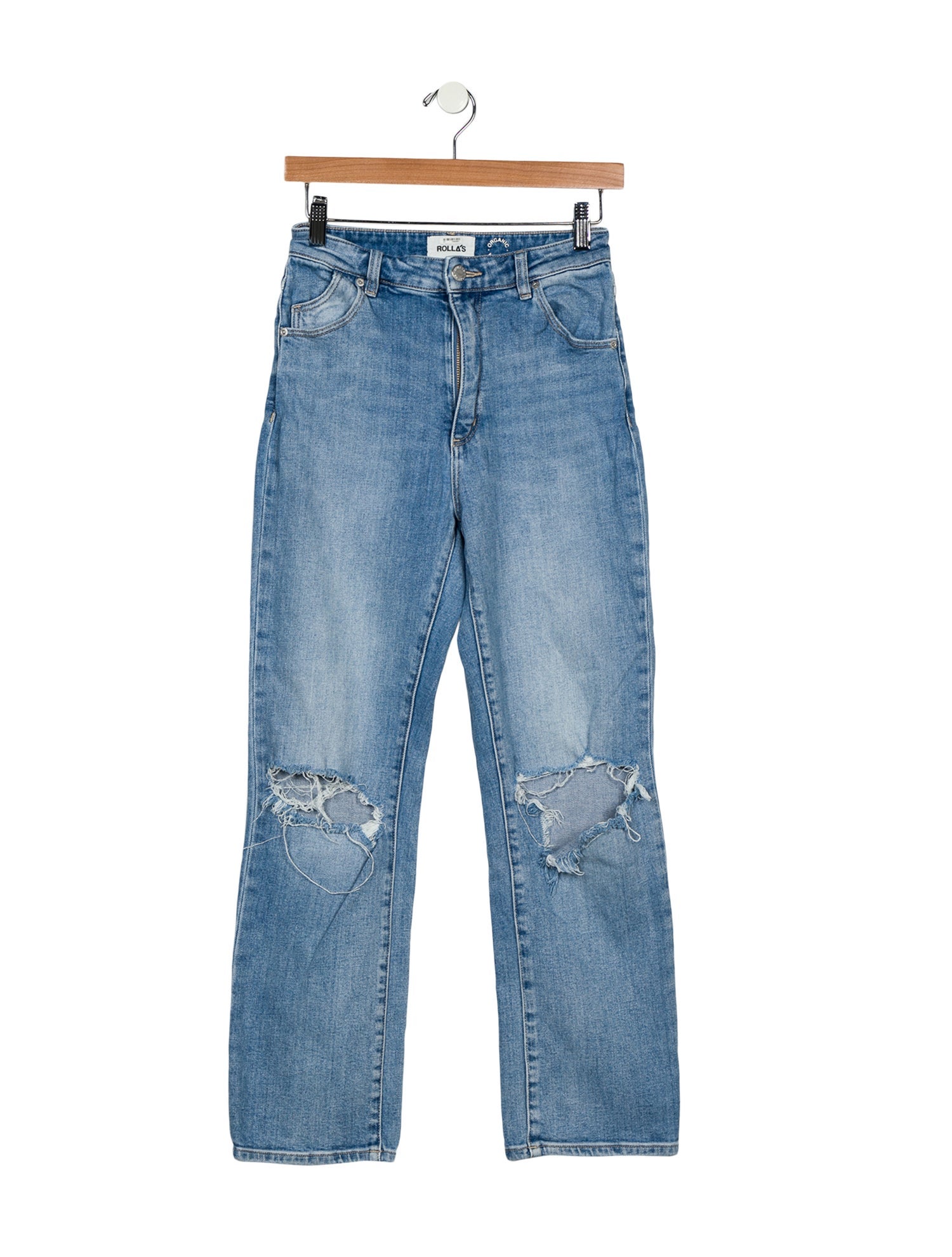Rolla's Mid-Rise Straight Leg Jeans