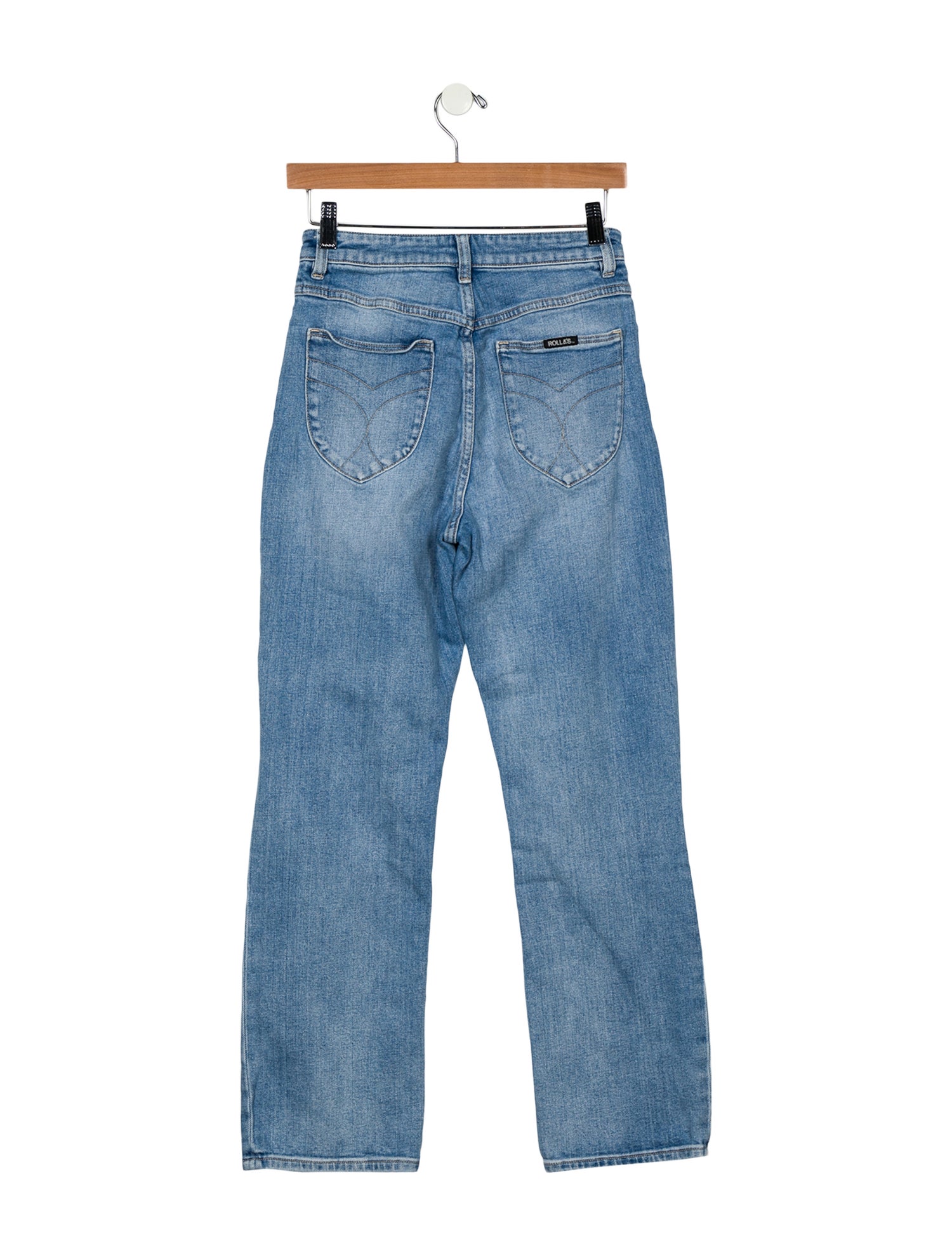 Rolla's Mid-Rise Straight Leg Jeans