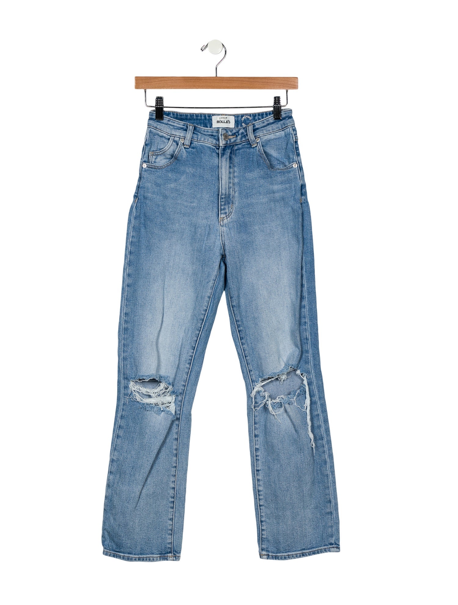 Rolla's Mid-Rise Straight Leg Jeans
