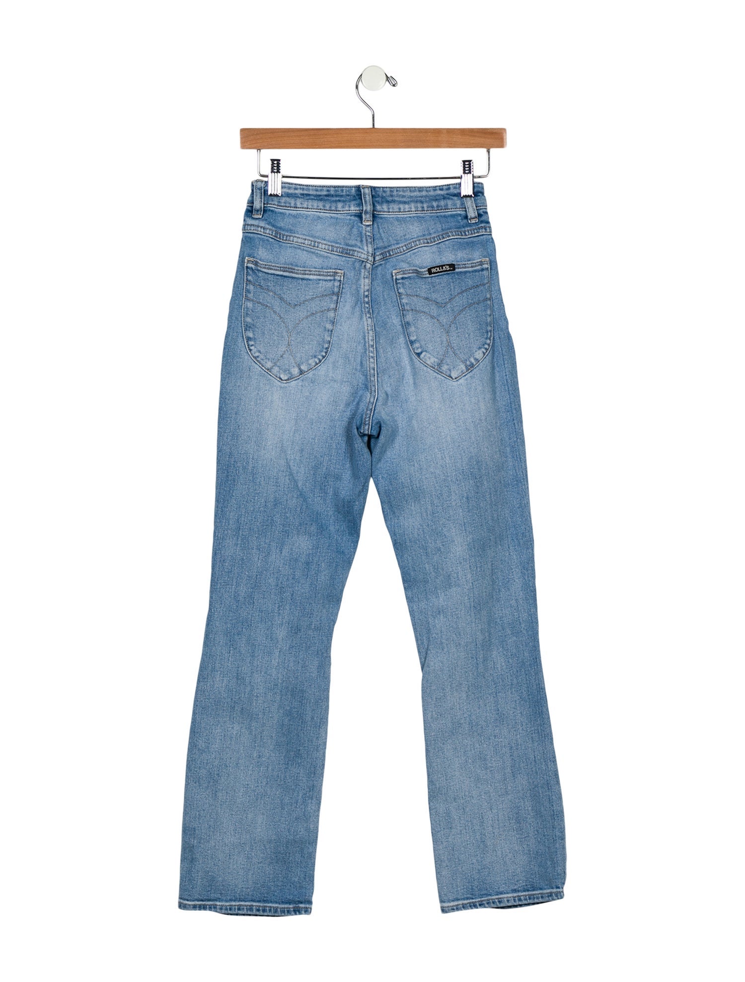 Rolla's Mid-Rise Straight Leg Jeans