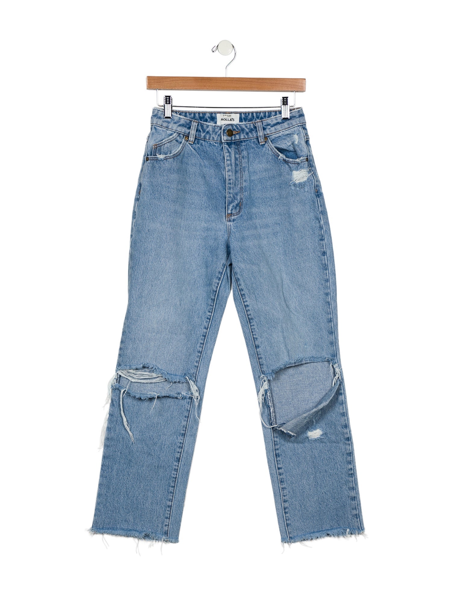 Rolla's High-Rise Straight Leg Jeans