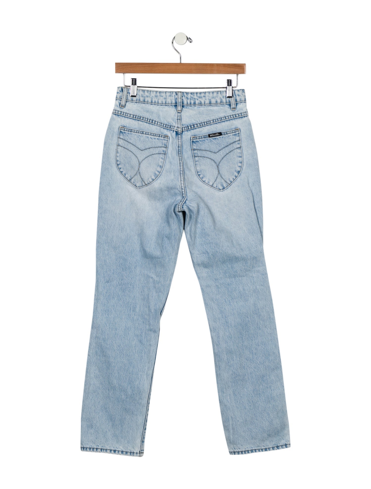 Rolla's Mid-Rise Straight Leg Jeans