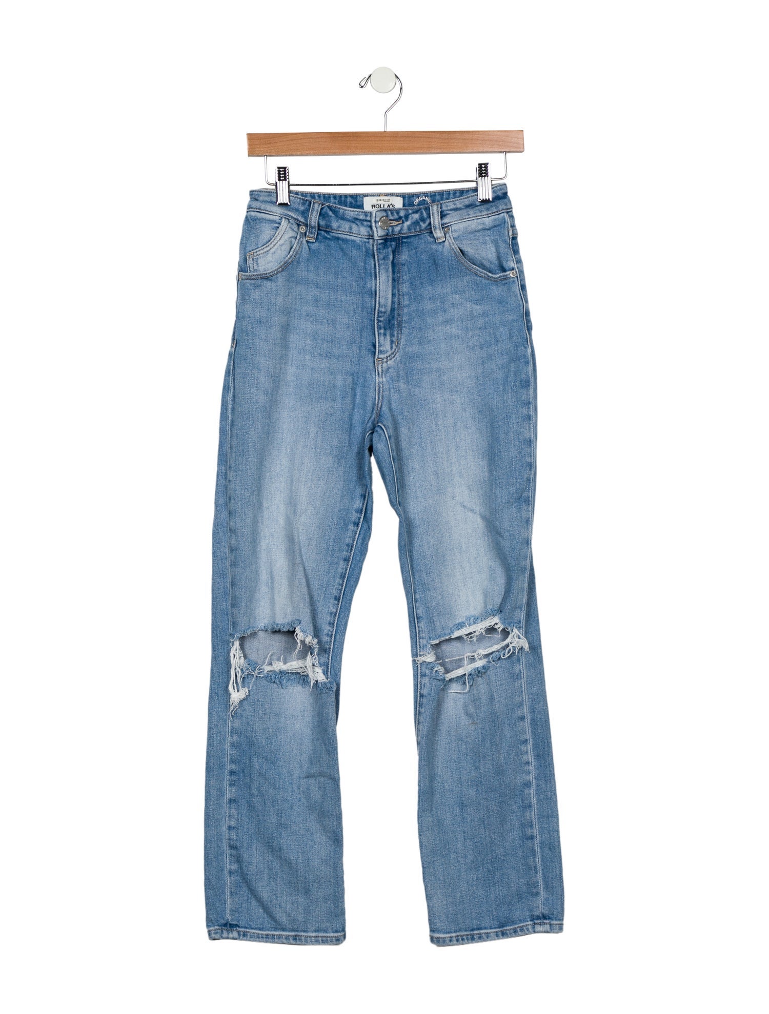 Rolla's Mid-Rise Straight Leg Jeans