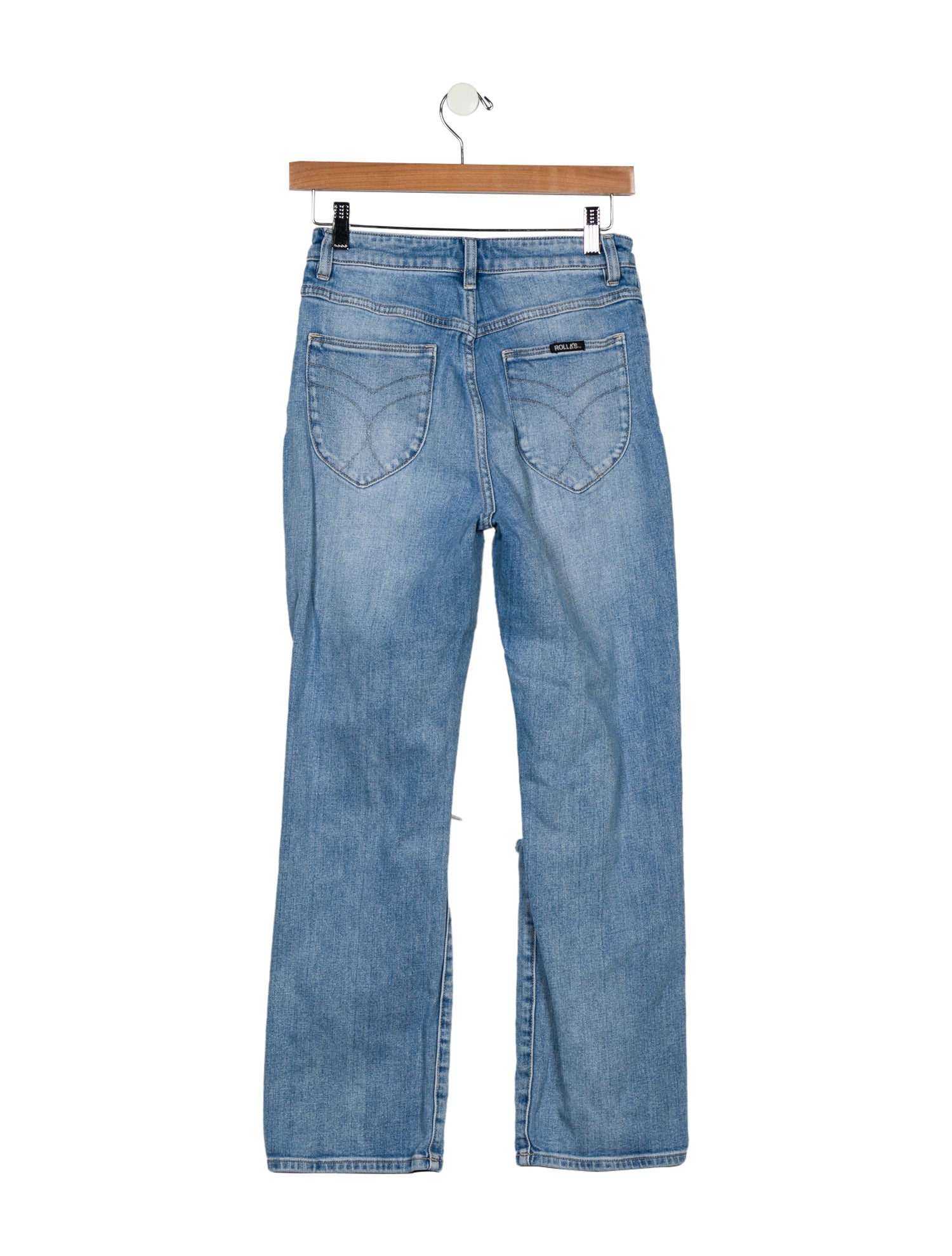 Rolla's Mid-Rise Straight Leg Jeans