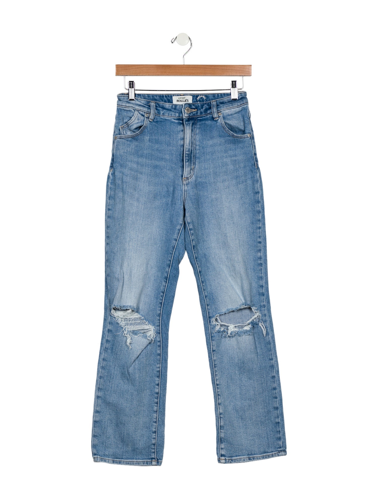 Rolla's Mid-Rise Straight Leg Jeans