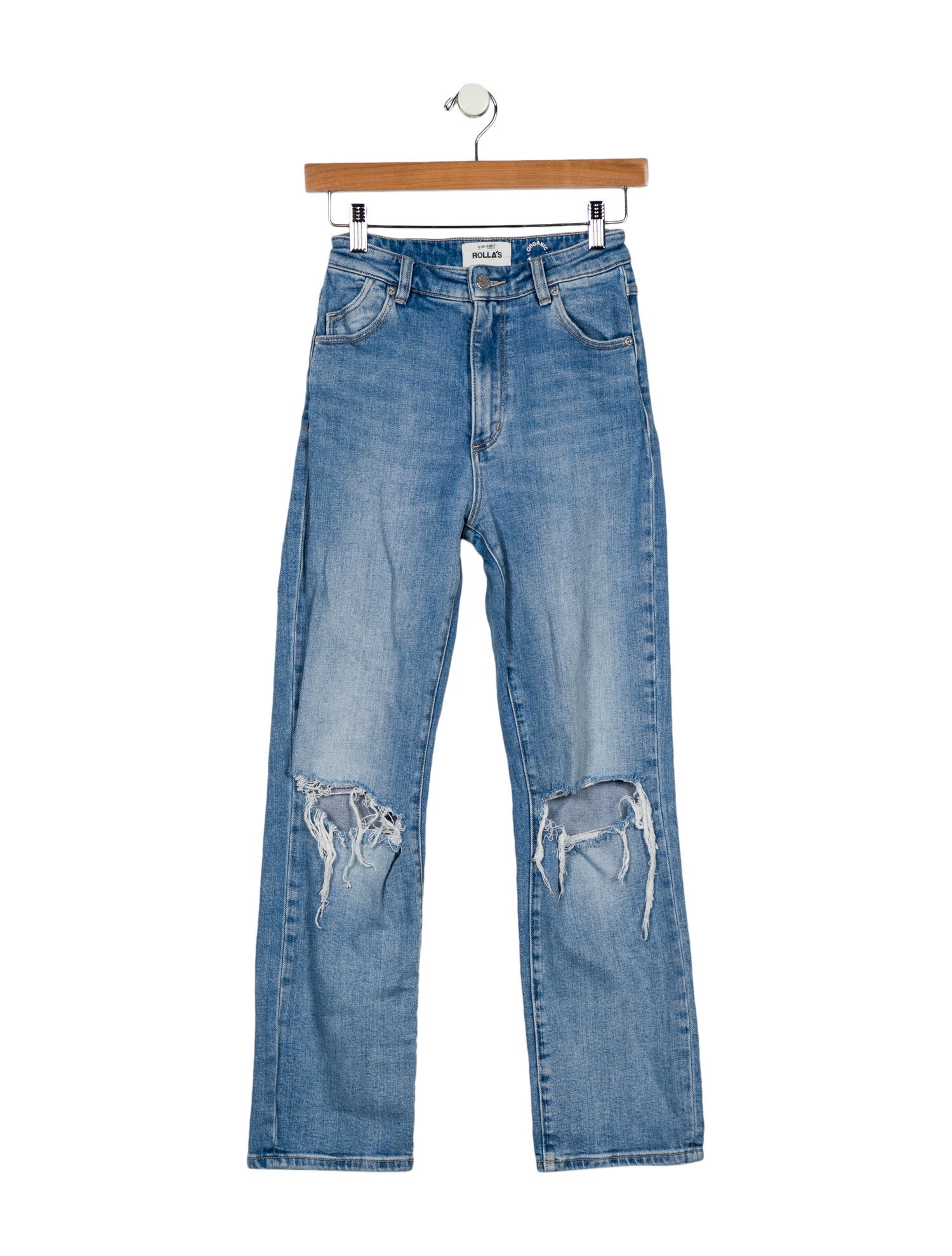 Rolla's Mid-Rise Straight Leg Jeans