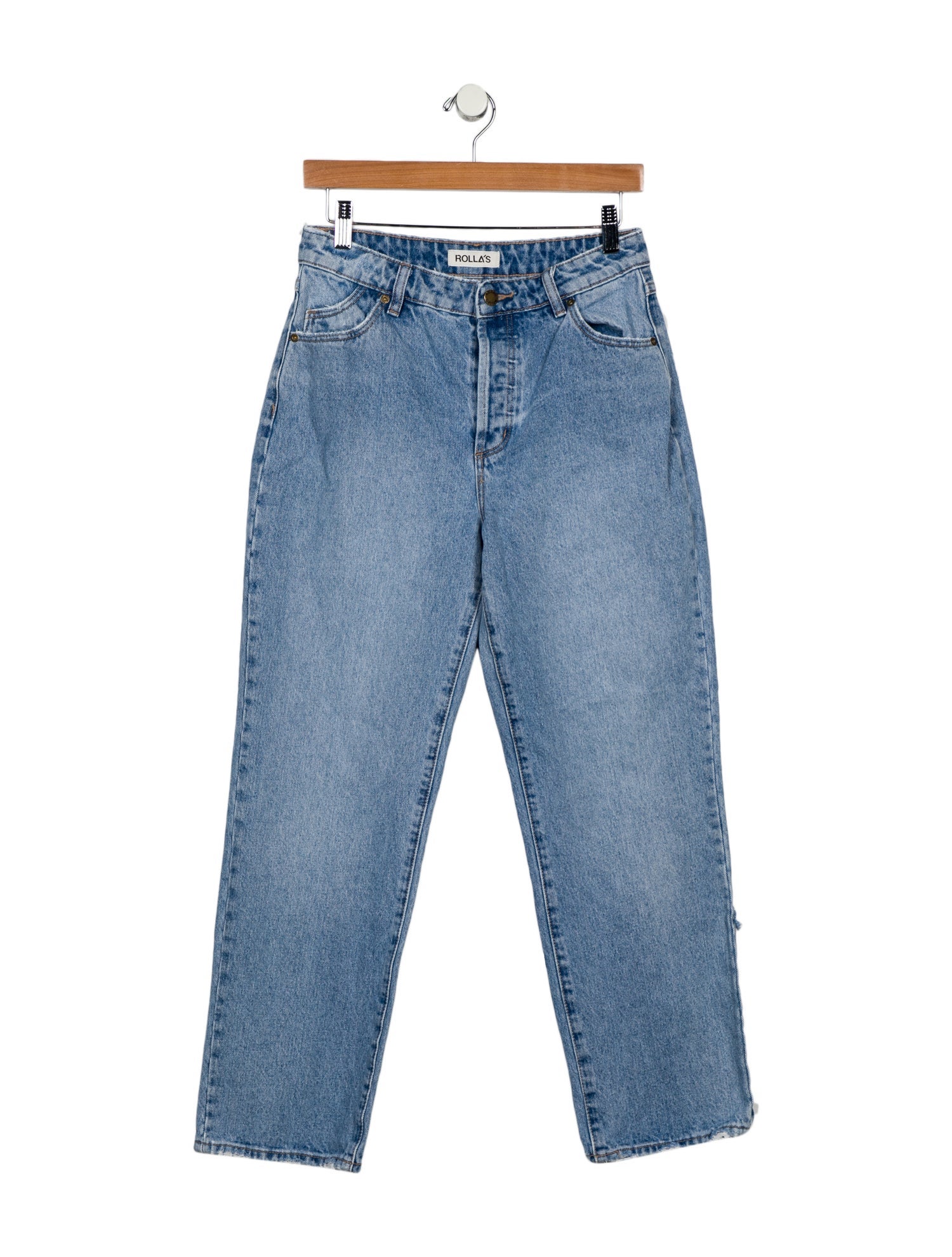 Rolla's Mid-Rise Straight Leg Jeans