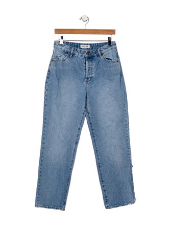 Rolla's Mid-Rise Straight Leg Jeans