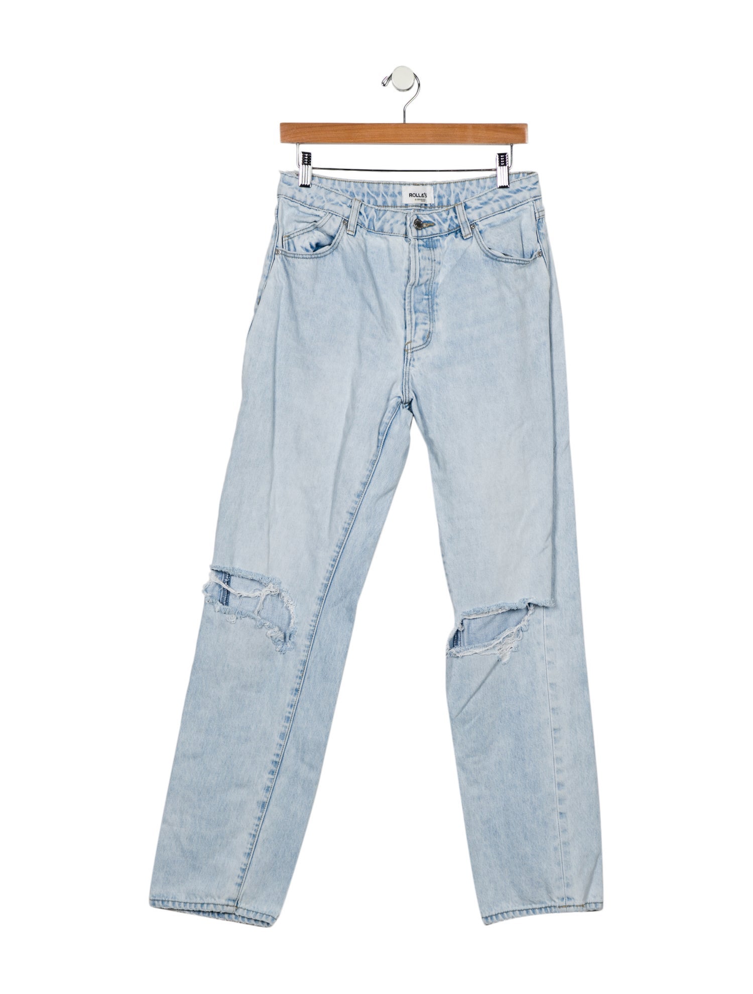 Rolla's Mid-Rise Straight Leg Jeans