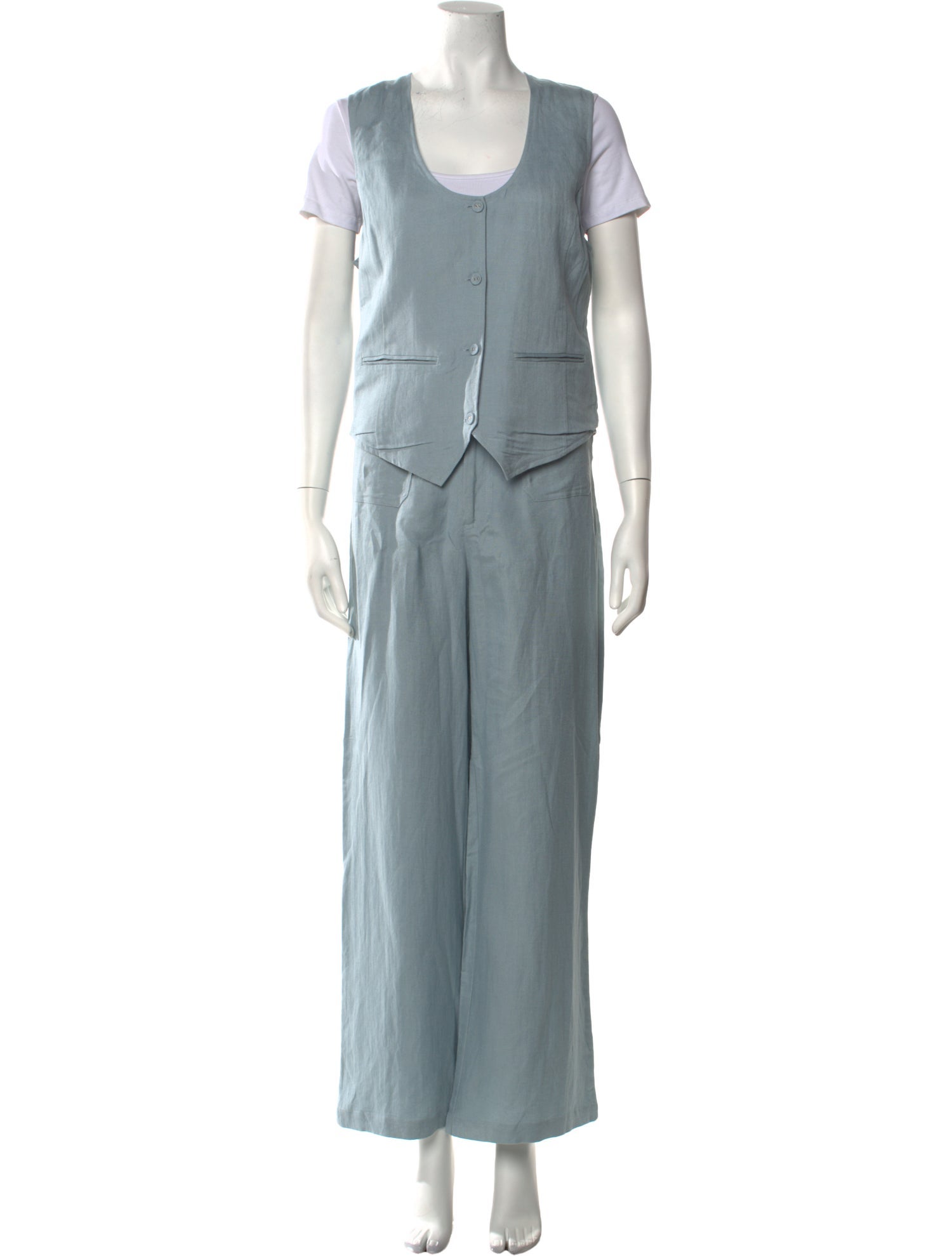 Rolla's Linen Scoop Neck Jumpsuit