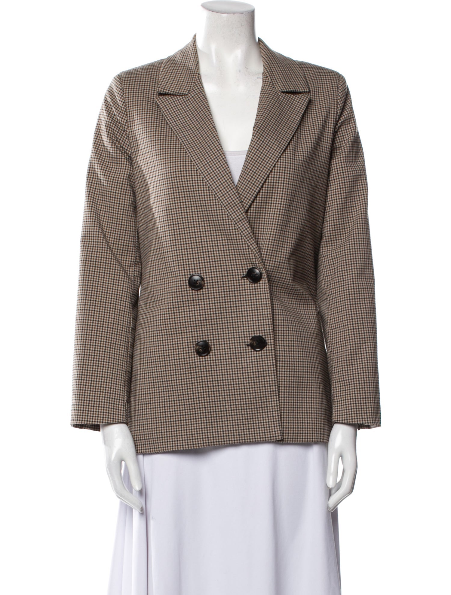 Rolla's Plaid Print Blazer