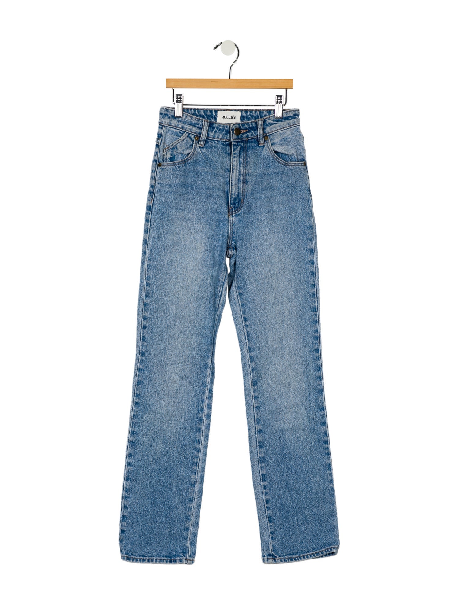 Rolla's Mid-Rise Straight Leg Jeans