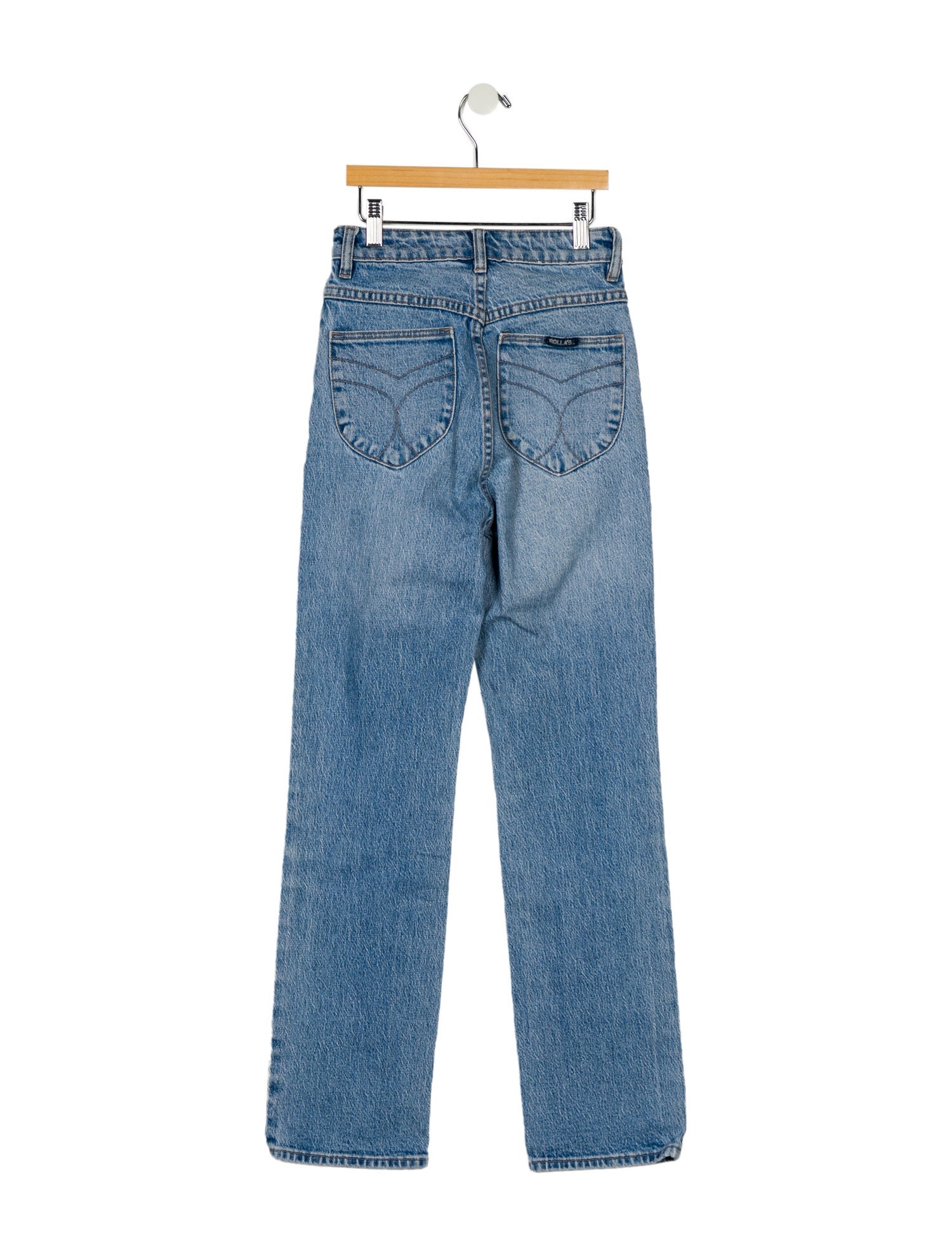 Rolla's Mid-Rise Straight Leg Jeans