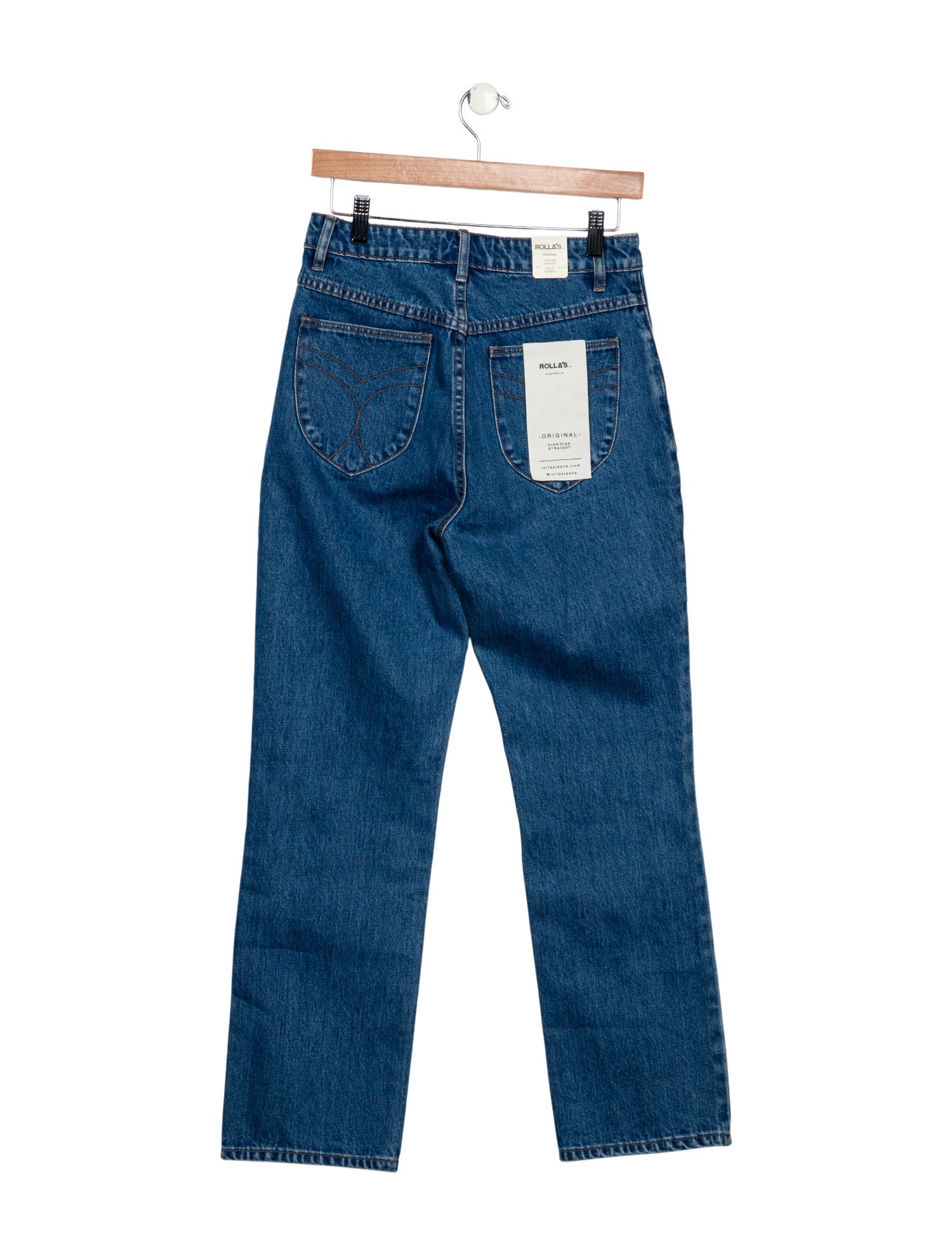 Rolla's High-Rise Straight Leg Jeans w/ Tags