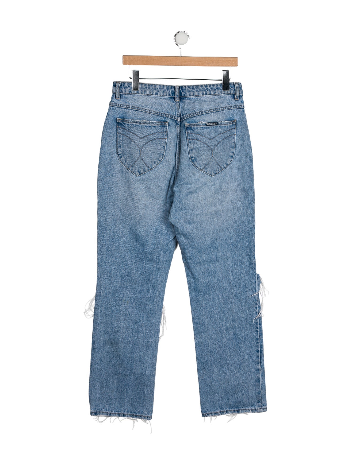 Rolla's High-Rise Straight Leg Jeans