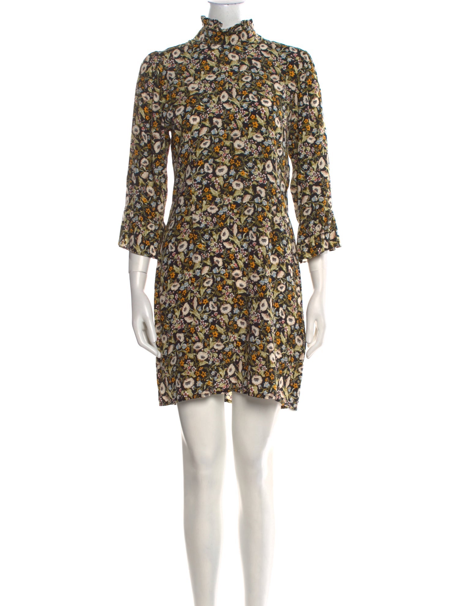 Rolla's Floral Print Knee-Length Dress