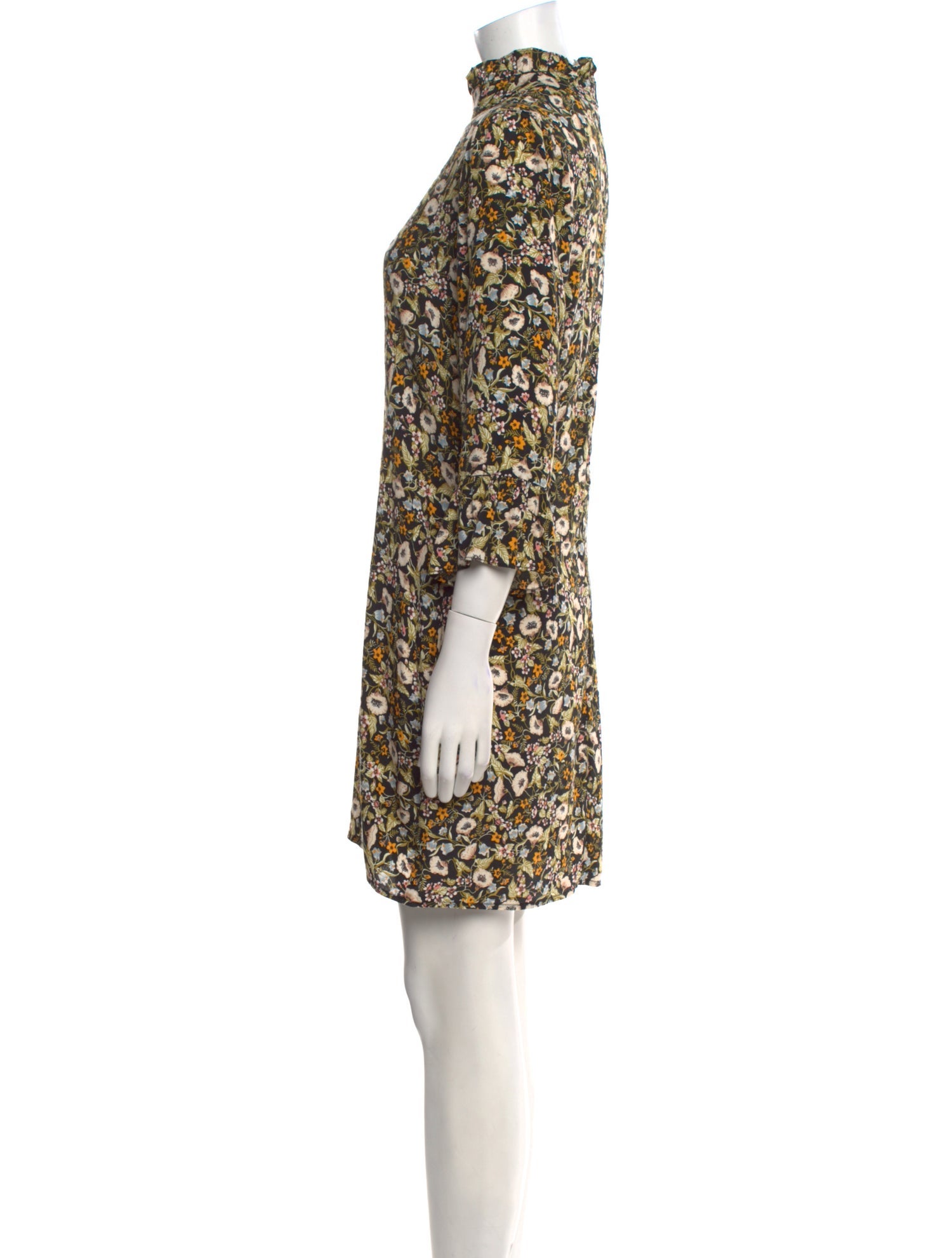 Rolla's Floral Print Knee-Length Dress