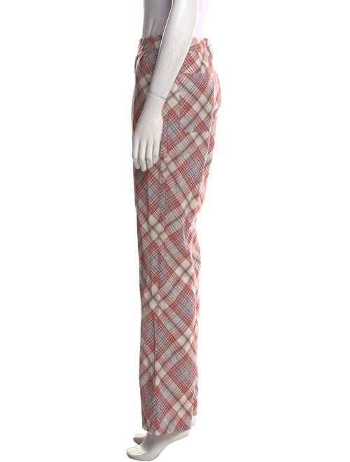 Rolla's Plaid Print Wide Leg Pants