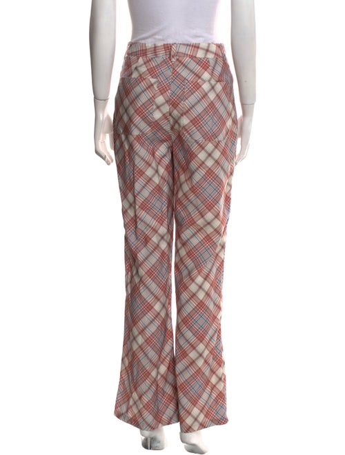 Rolla's Plaid Print Wide Leg Pants