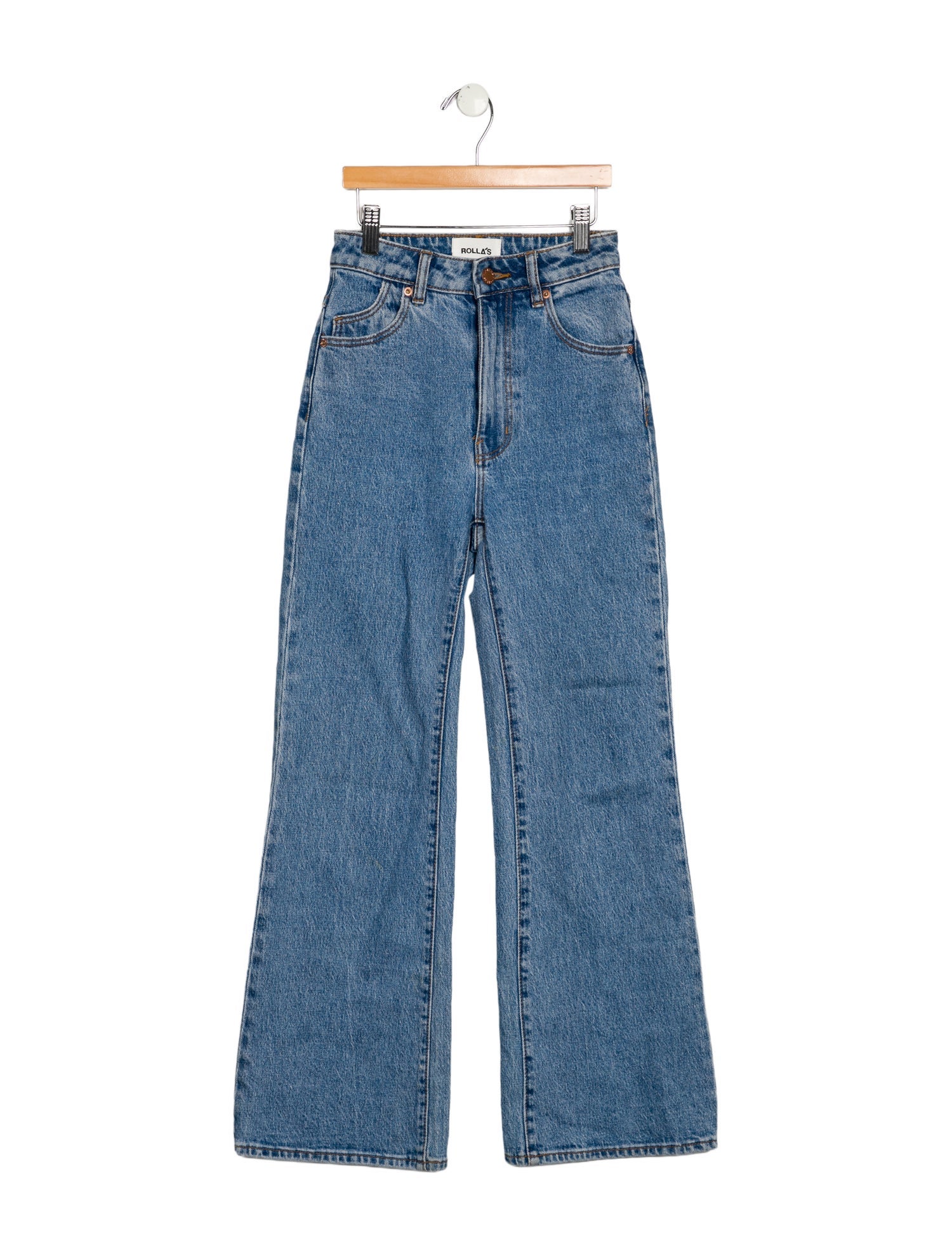 Rolla's Mid-Rise Wide Leg Jeans