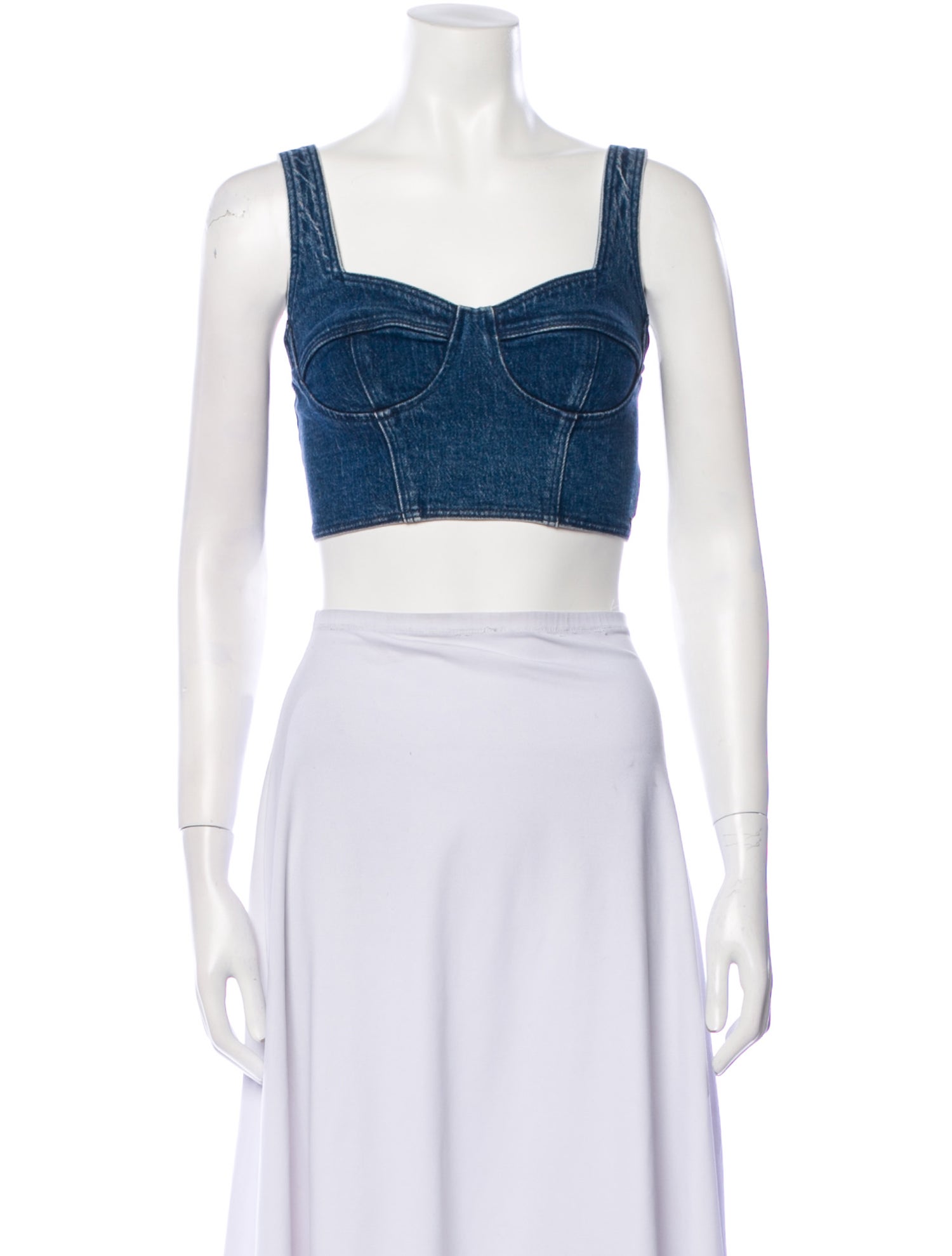 Rolla's Square Neckline Sleeveless Crop Top w/ Tags