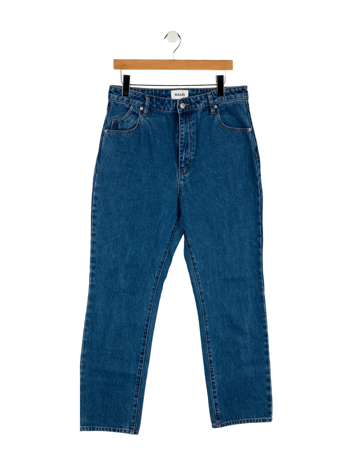 Rolla's High-Rise Straight Leg Jeans