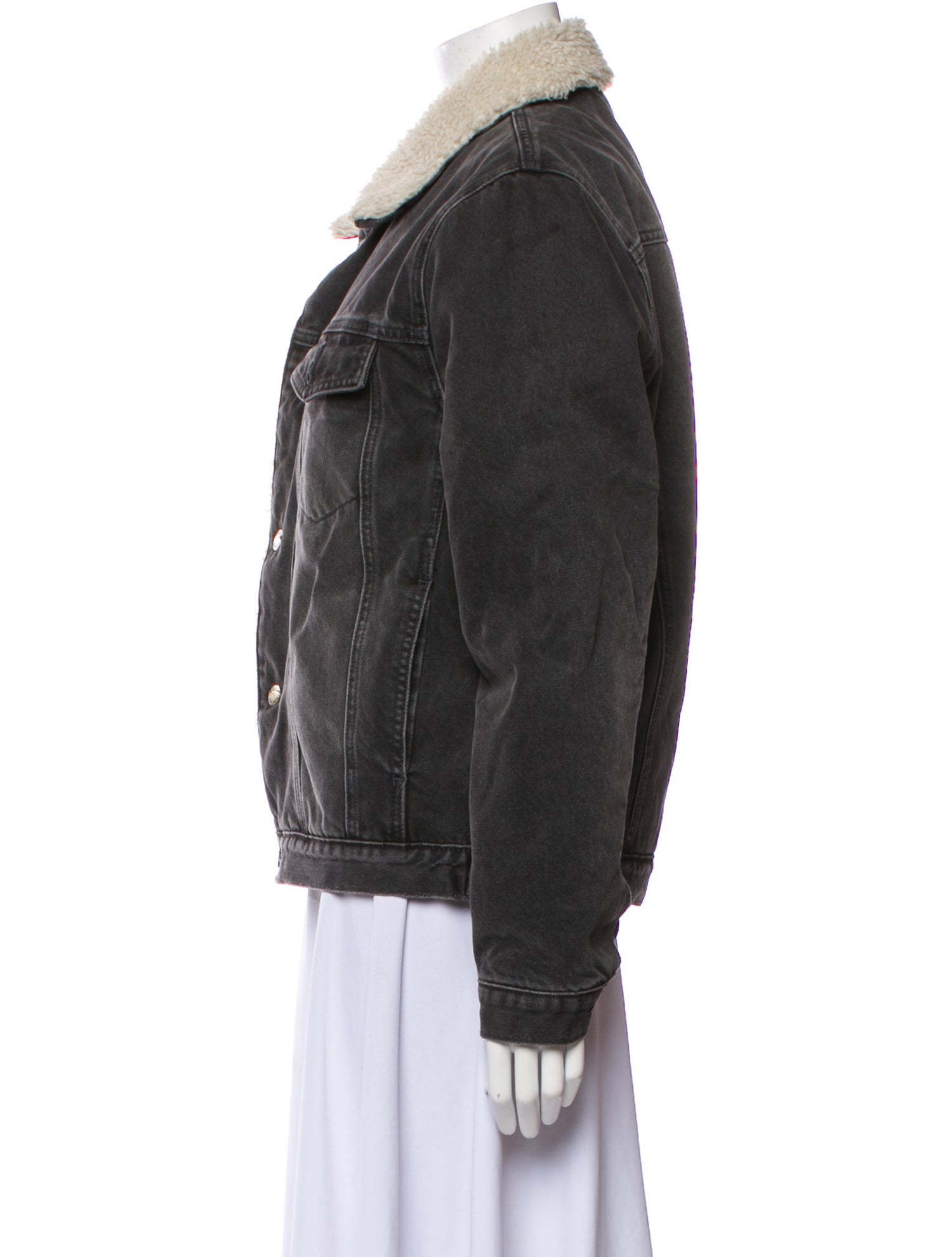 Rolla's Colorblock Pattern Denim Jacket