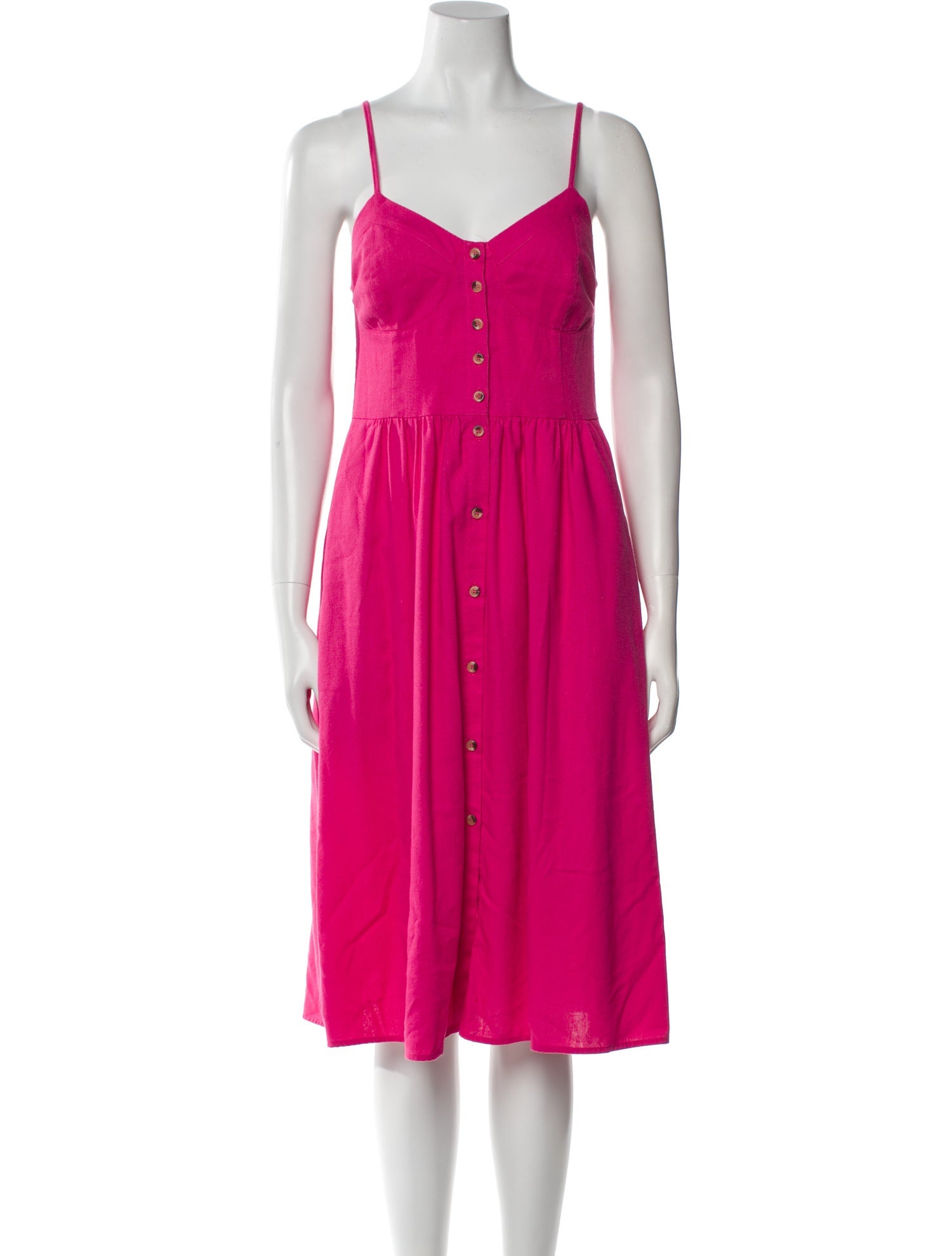 Rolla's V-Neck Midi Length Dress