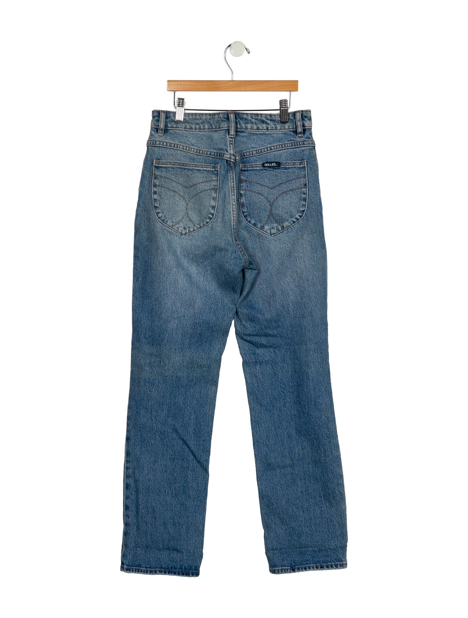 Rolla's High-Rise Straight Leg Jeans