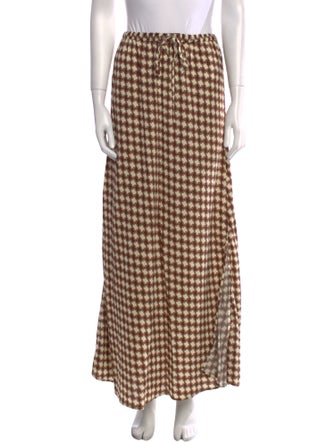 Rolla's Printed Midi Length Skirt