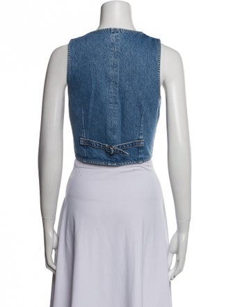 Rolla's V-Neck Sleeveless Crop Top