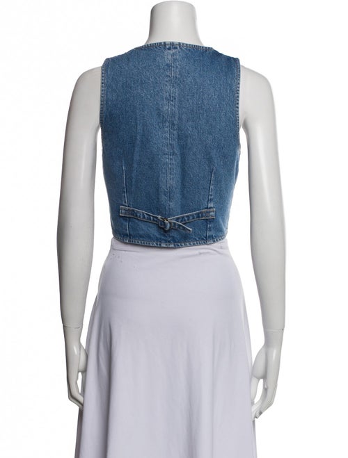 Rolla's V-Neck Sleeveless Crop Top