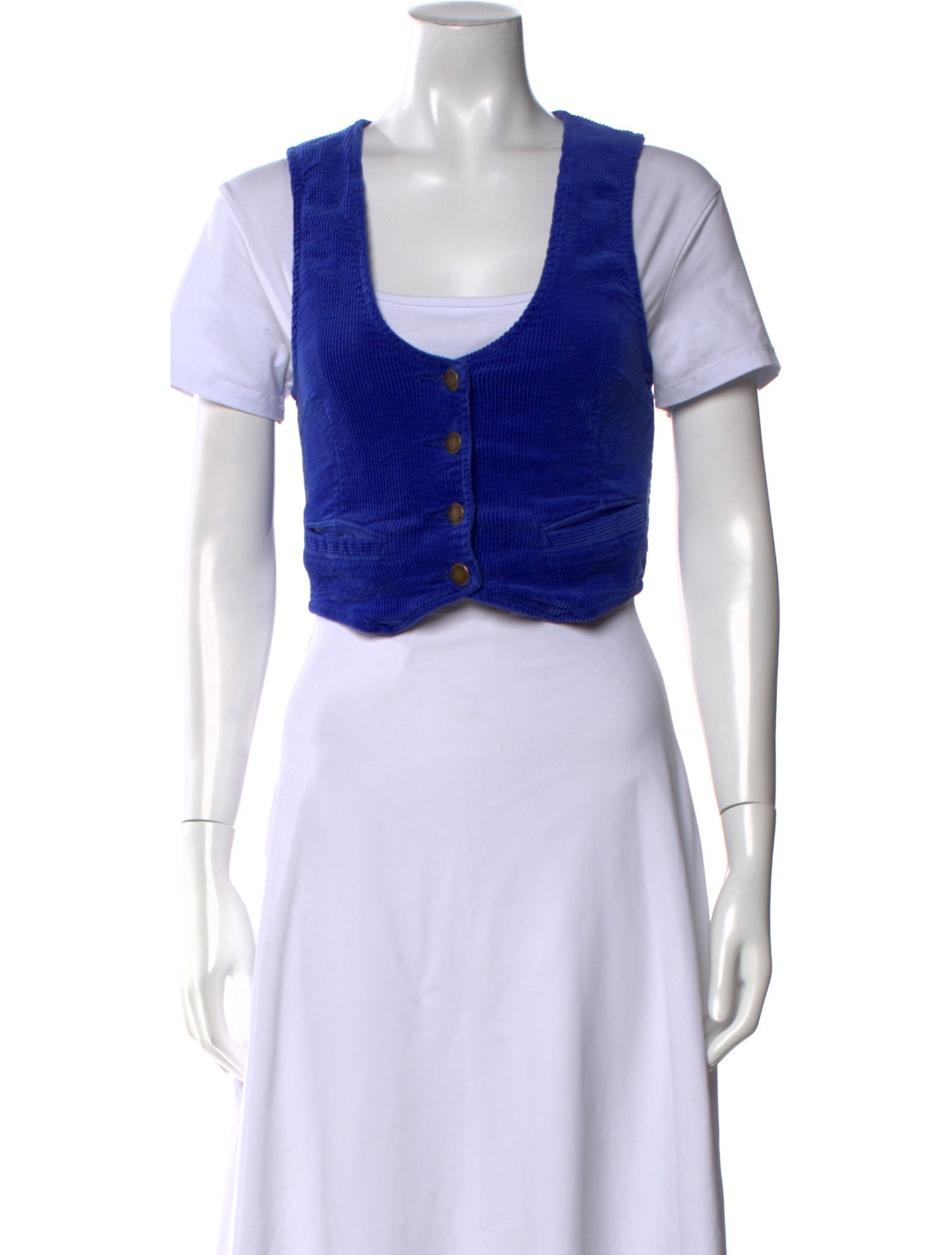 Rolla's Scoop Neck Short Sleeve Crop Top