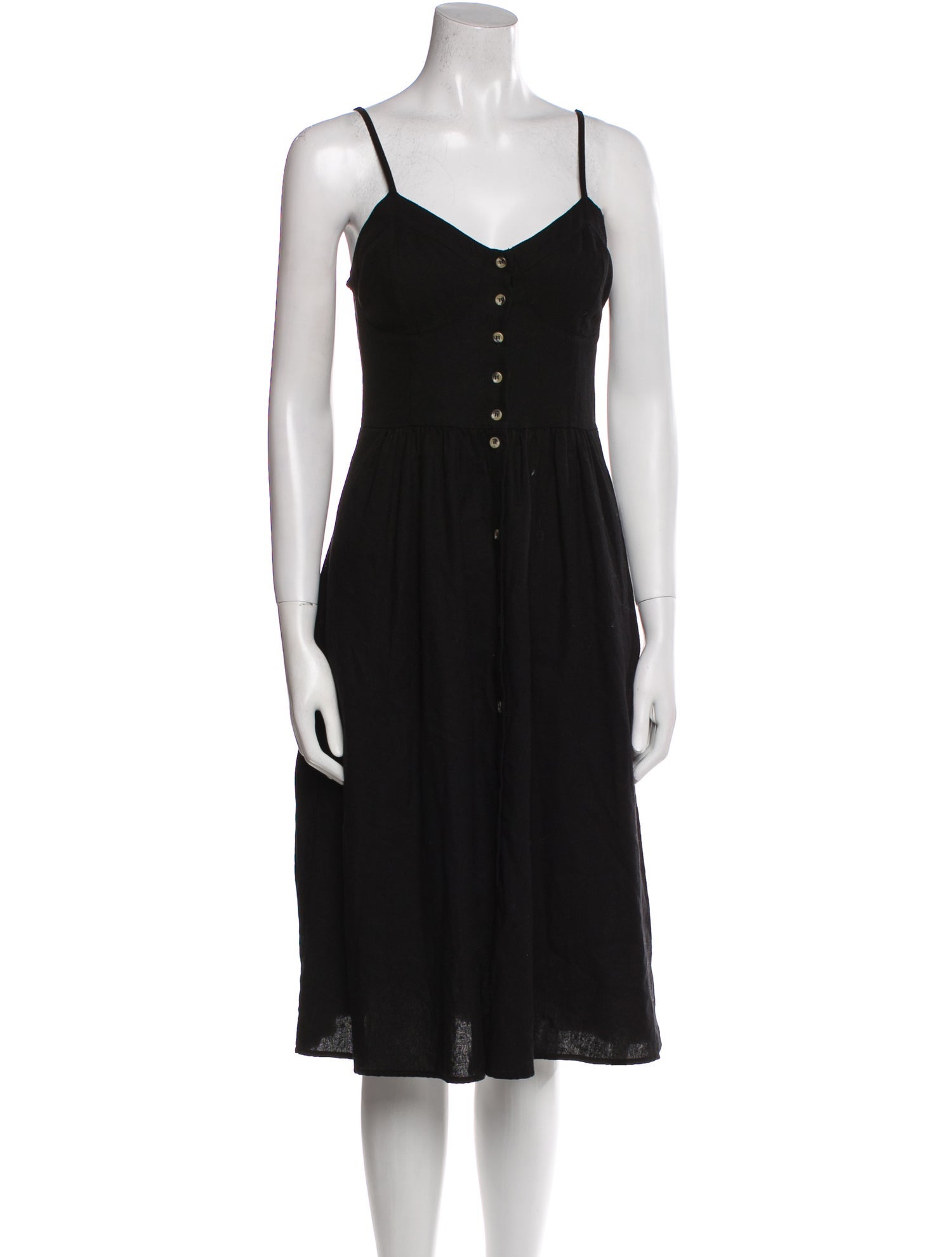 Rolla's V-Neck Midi Length Dress