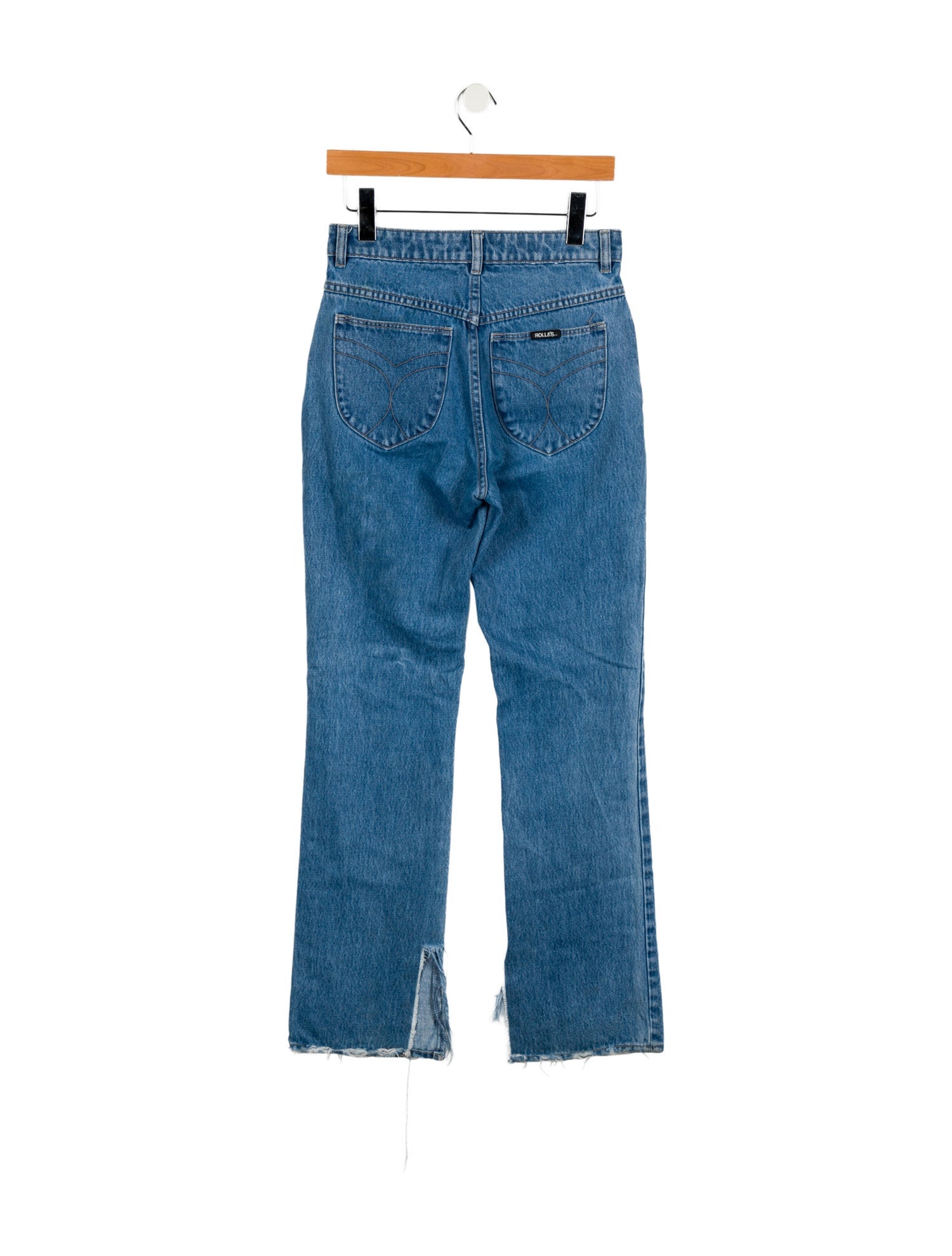 Rolla's Mid-Rise Straight Leg Jeans