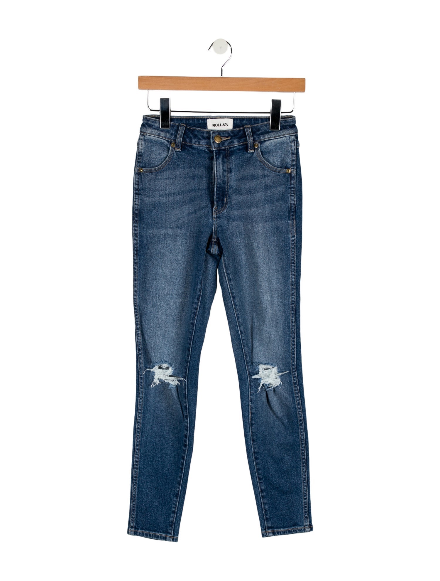 Rolla's High-Rise Skinny Leg Jeans