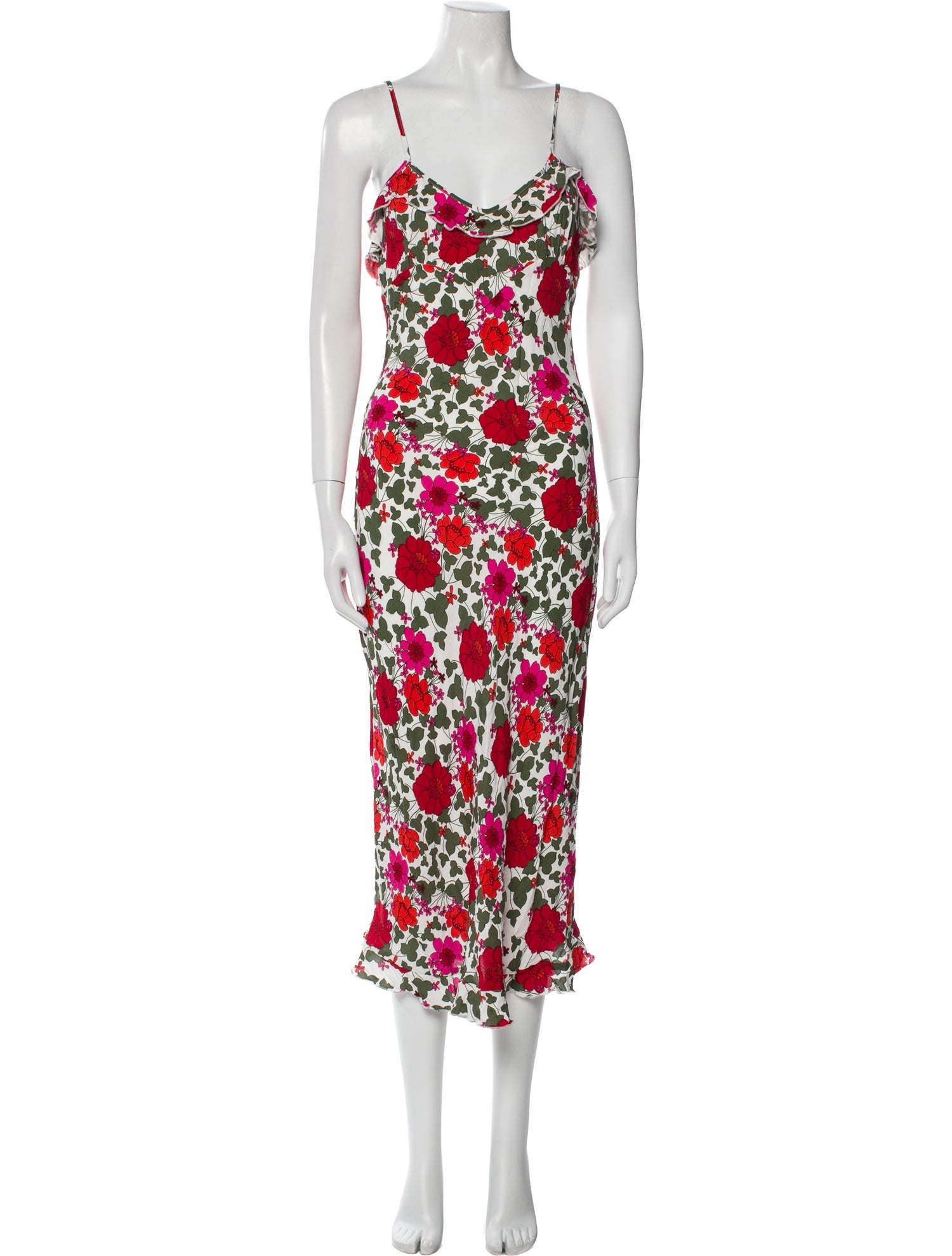 Rolla's Floral Print Midi Length Dress w/ Tags