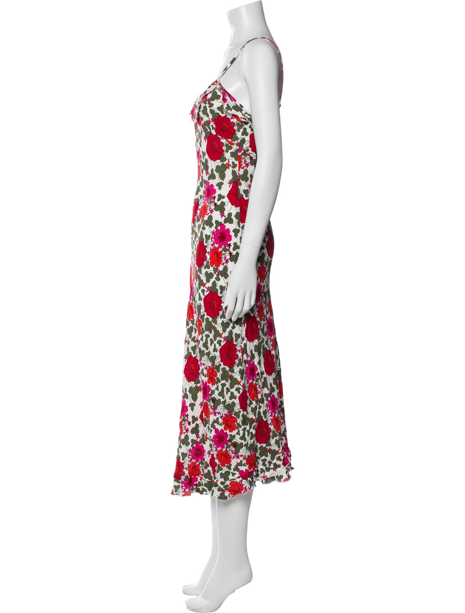 Rolla's Floral Print Midi Length Dress w/ Tags