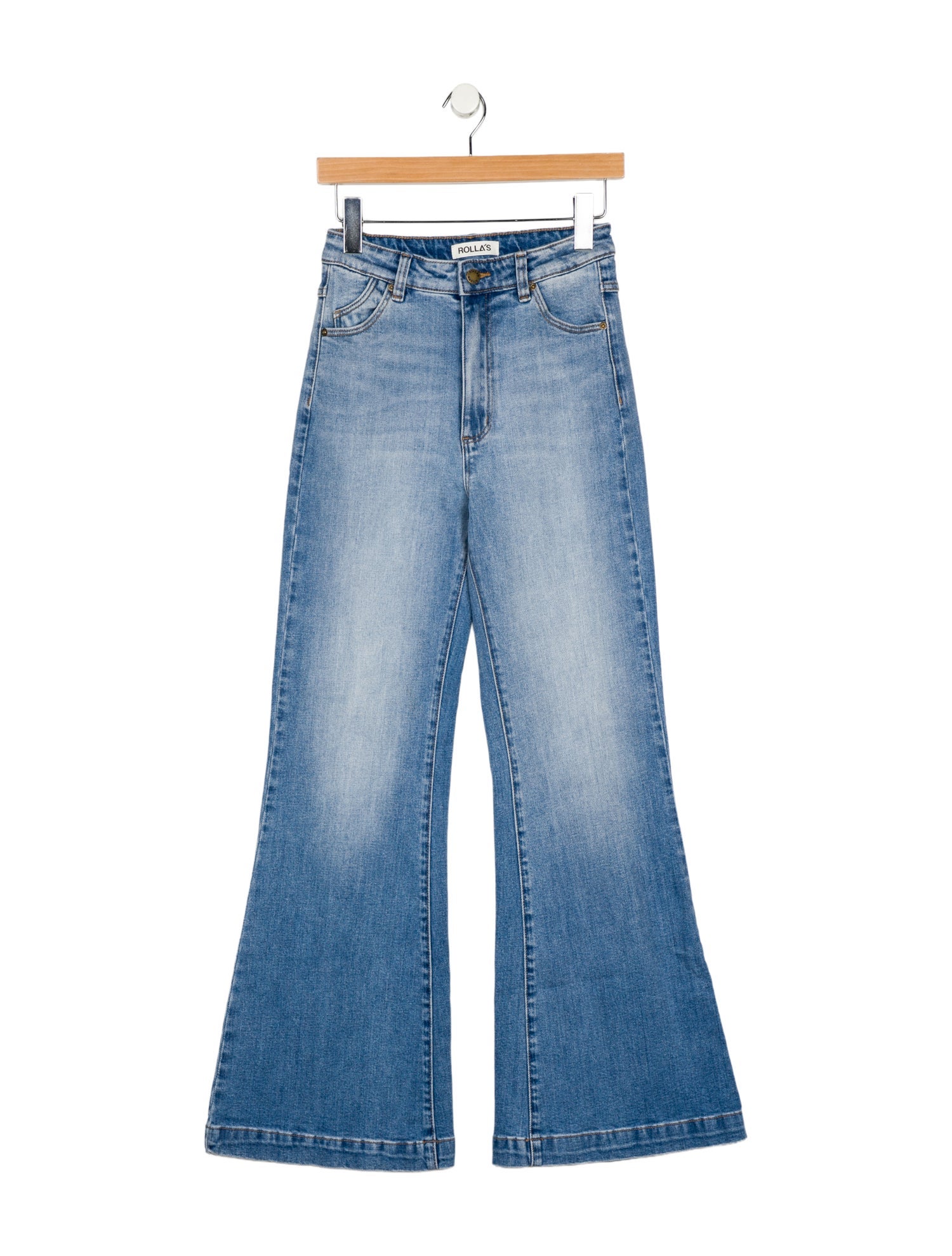 Rolla's Mid-Rise Wide Leg Jeans