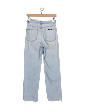 Rolla's Mid-Rise Straight Leg Jeans