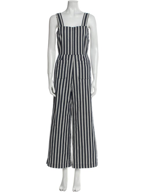 Rolla's Striped Square Neckline Jumpsuit