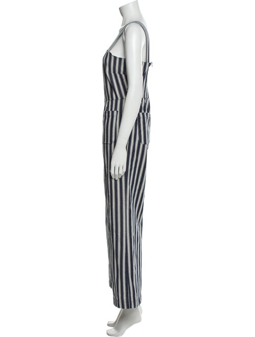 Rolla's Striped Square Neckline Jumpsuit