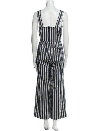 Rolla's Striped Square Neckline Jumpsuit