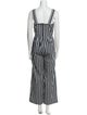 Rolla's Striped Square Neckline Jumpsuit