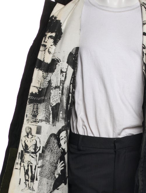 Rolland Berry Colur Camouflage Print Parka