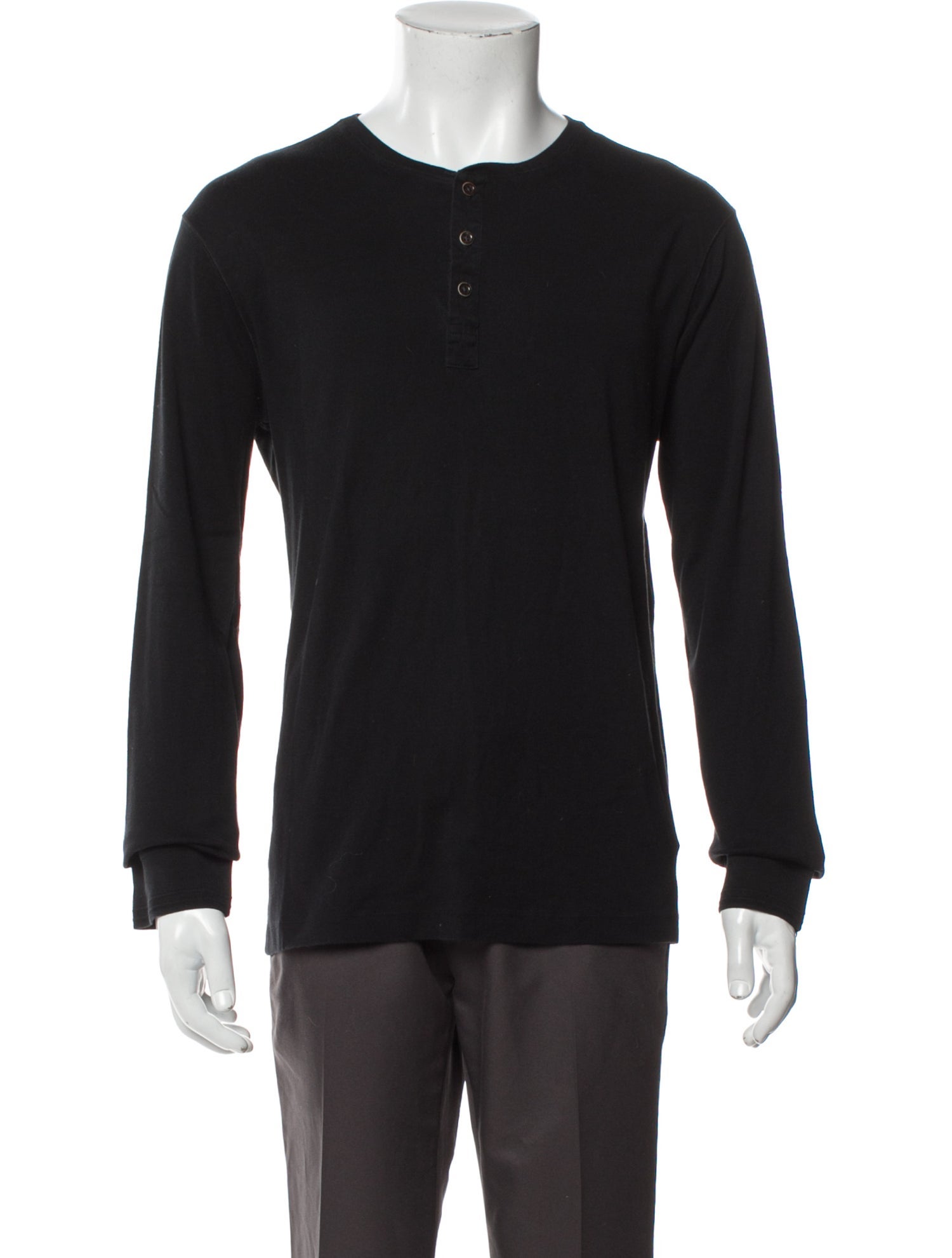 Ralph Lauren Black Label Crew Neck Long Sleeve Henley