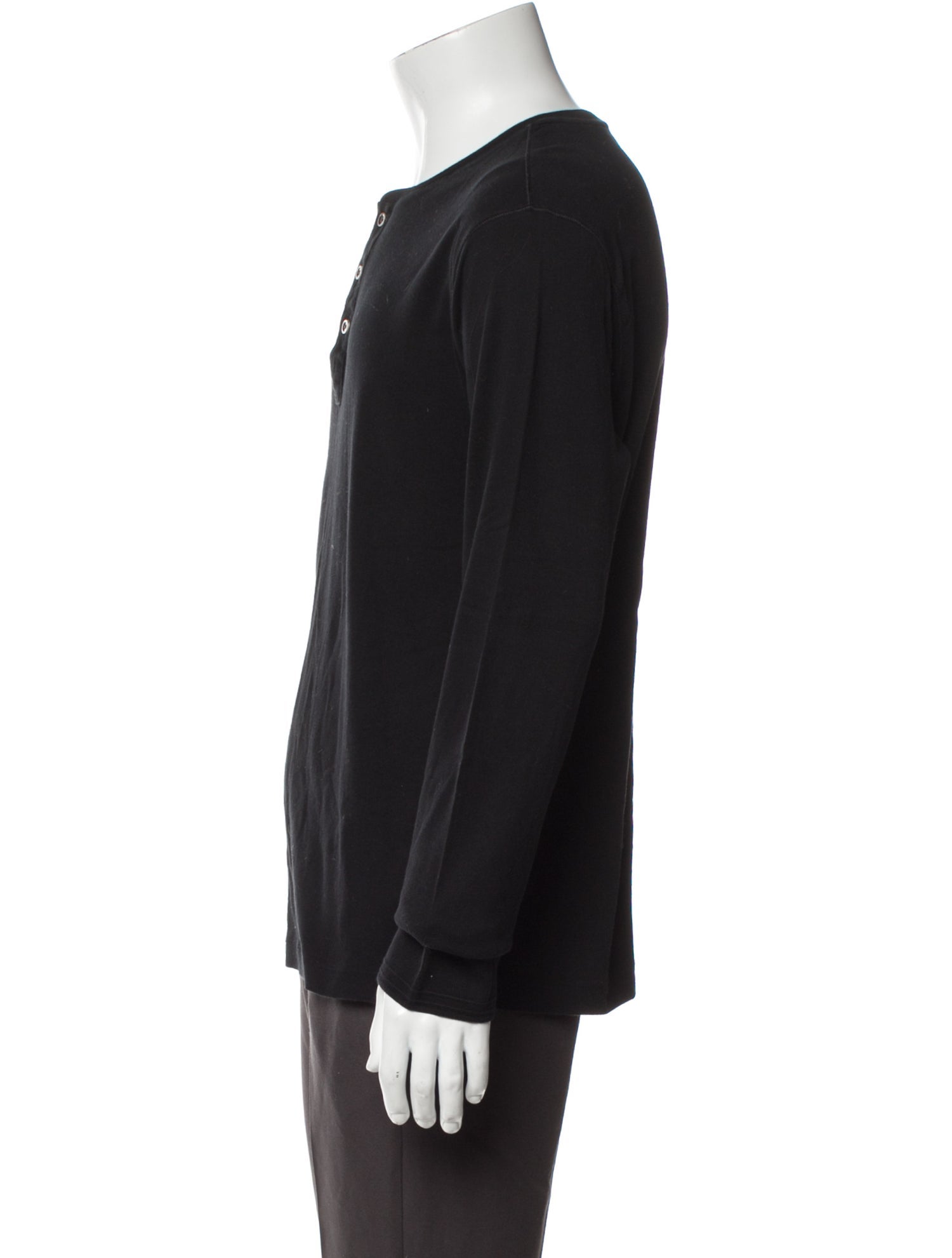 Ralph Lauren Black Label Crew Neck Long Sleeve Henley
