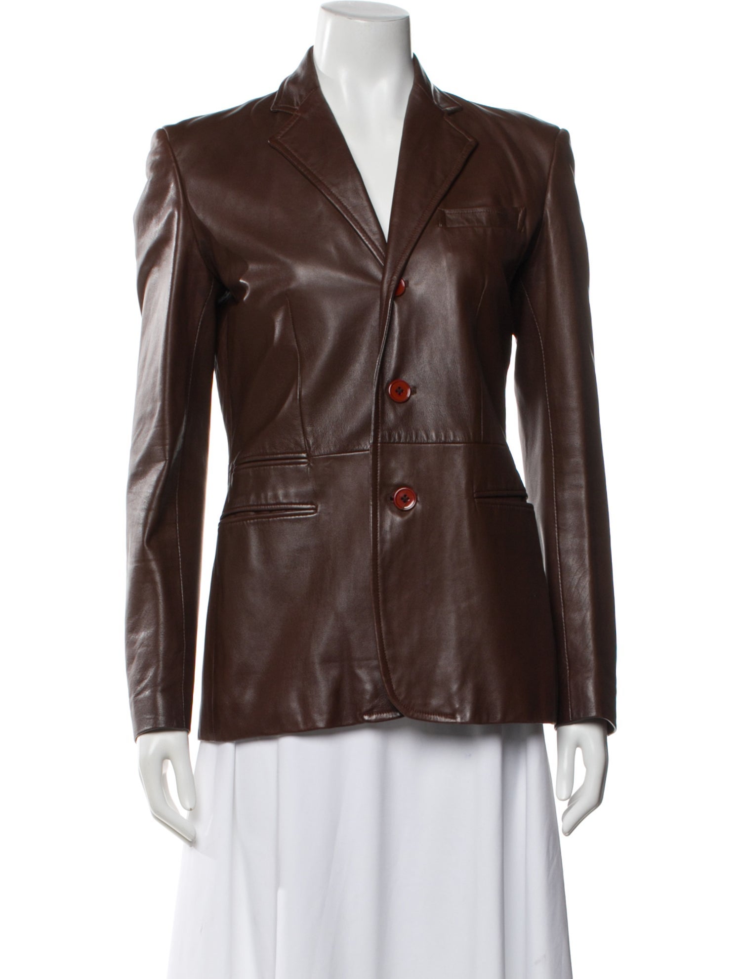 Ralph Lauren Black Label Leather Blazer