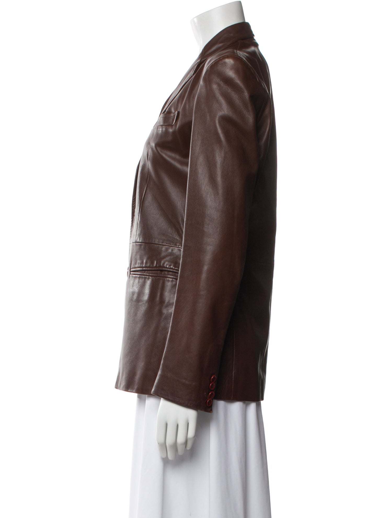 Ralph Lauren Black Label Leather Blazer