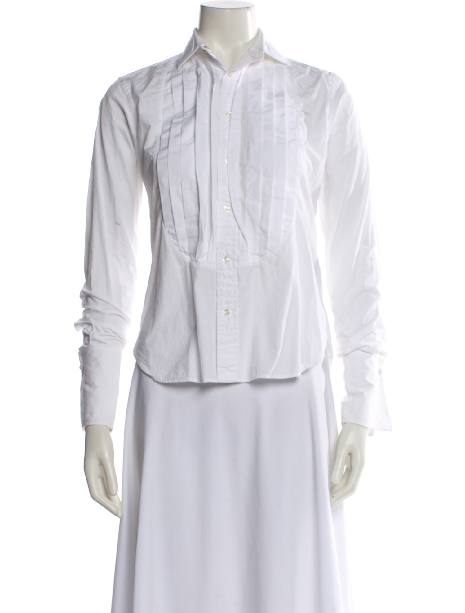 Ralph Lauren Black Label Long Sleeve Button-Up Top